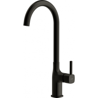 Смеситель CERSANIT для кухни ELIO однорычажный, черный Смеситель CERSANIT для кухни ELIO однорычажный, черный