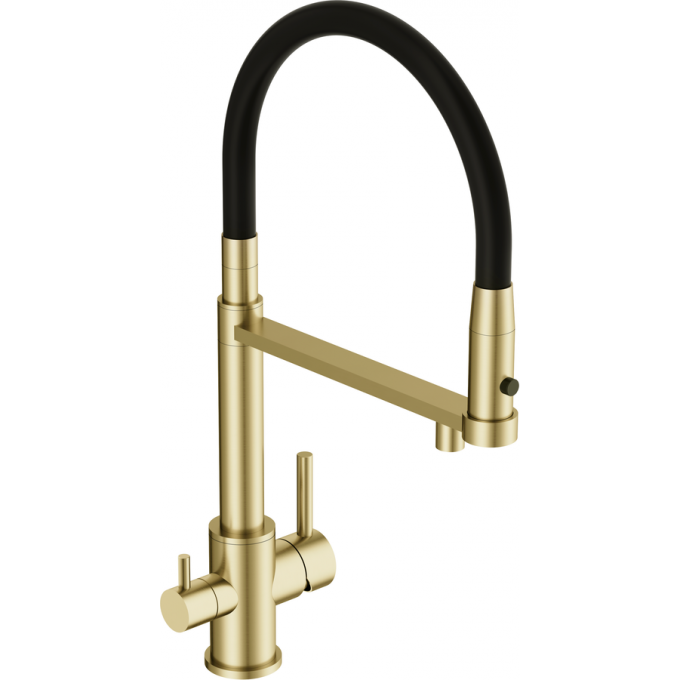 Смеситель для кухни CERSANIT ZEN золотой 68251