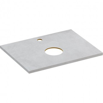 Столешница CERSANIT STONE из керамогранита Balance 60x45x2 серый матовый Столешница CERSANIT STONE из керамогранита Balance 60x45x2 серый матовый