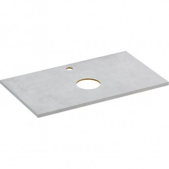 Столешница CERSANIT STONE из керамогранита Balance 80x45x2 серый матовый Столешница CERSANIT STONE из керамогранита Balance 80x45x2 серый матовый