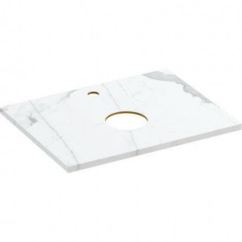 Столешница CERSANIT STONE из керамогранита Energy 60x45x2 белый матовый Столешница CERSANIT STONE из керамогранита Energy 60x45x2 белый матовый