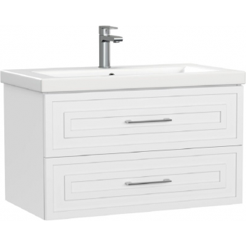 Тумба под раковину CERSANIT CLASSIC 69090, 80 см, подвесная, белая матовая Тумба под раковину CERSANIT CLASSIC 69090, 80 см, подвесная, белая матовая