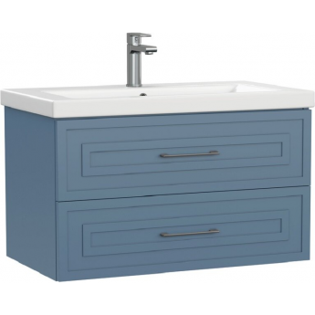 Тумба под раковину CERSANIT CLASSIC 69091, 80 см, подвесная, голубая матовая Тумба под раковину CERSANIT CLASSIC 69091, 80 см, подвесная, голубая матовая